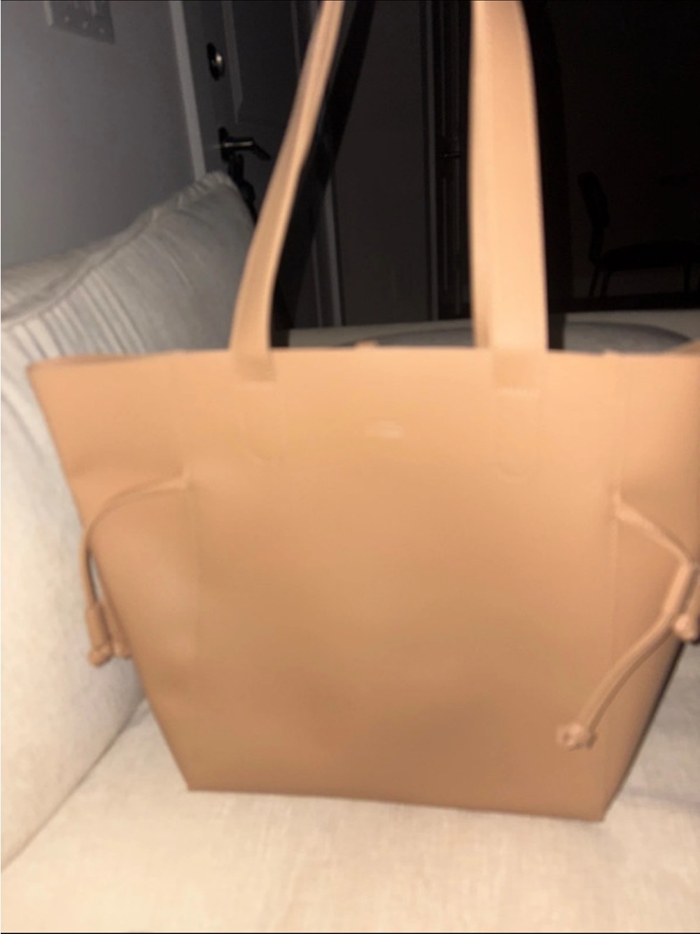 Source Unknown Tan Leather-Look Tote
